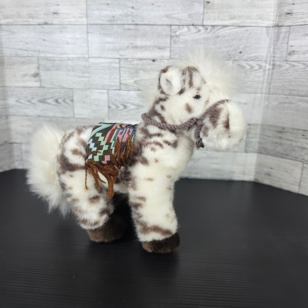 Vintage 1994 Mary Meyer Spotted Appaloosa Horse Plush Southwestern Saddle 9 inch